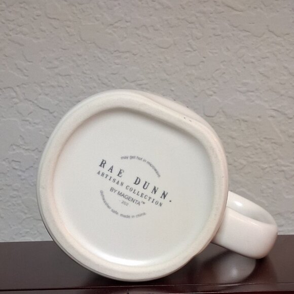 Rae Dunn "FIGHTER" 16oz Ceramic Coffee Mug - Picture 9 of 11